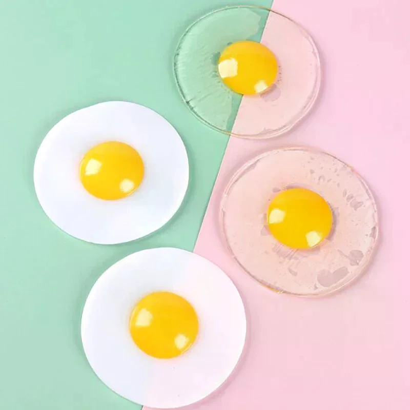 Crianças espremendo ovo escalfado amassar brinquedo omelete anti-stress adultos crianças brinquedo de cura