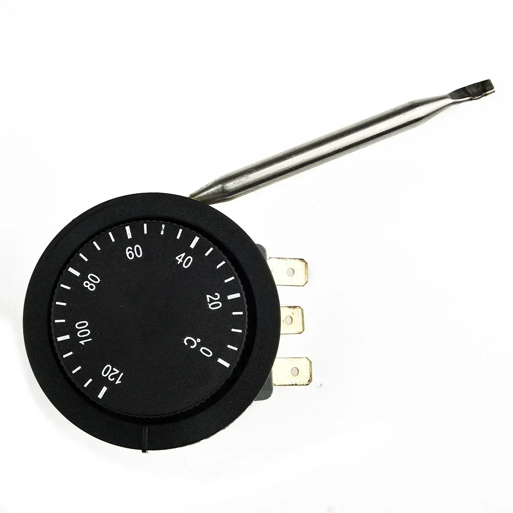 12V Adjustable Electric Fan Thermostat Switch Radiator Temperature Control Probe Universal Auto Knob Temperature Control Switch