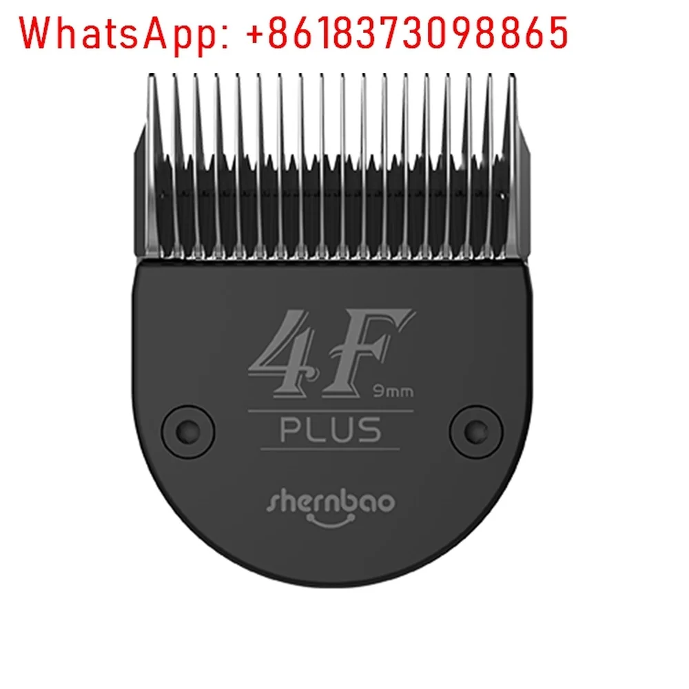 1pcs Plus-4F 5-in-1 Plastic Ceramic & Stainless Steel Blade 9mm for Shernbao PGC-580/680/780 Clipper Easy to Use Dogs