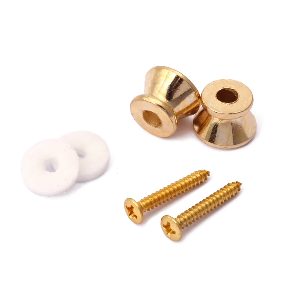 

Nail Guitar Strap Locks Wear-resistant Button Electric Acoustic Steel Metal Locks For Bass Guitar Players