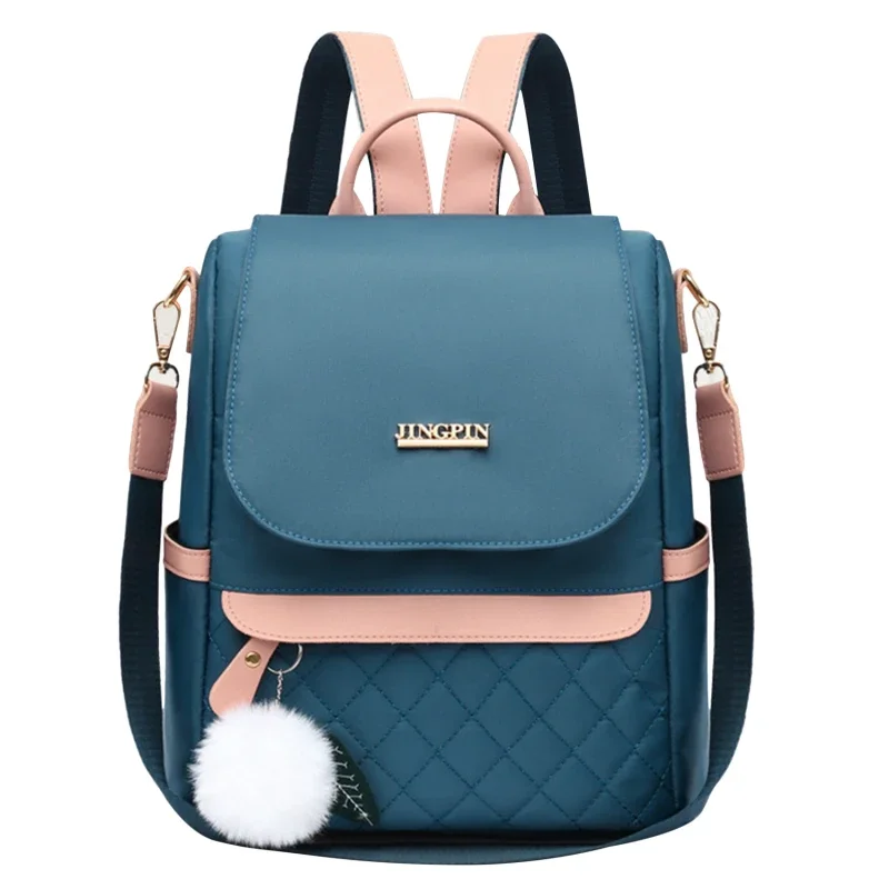 Useful Popular Fashion Backpack Women Oxford Cloth Shoulder Bag 2024 School Bags For Teenage Girls