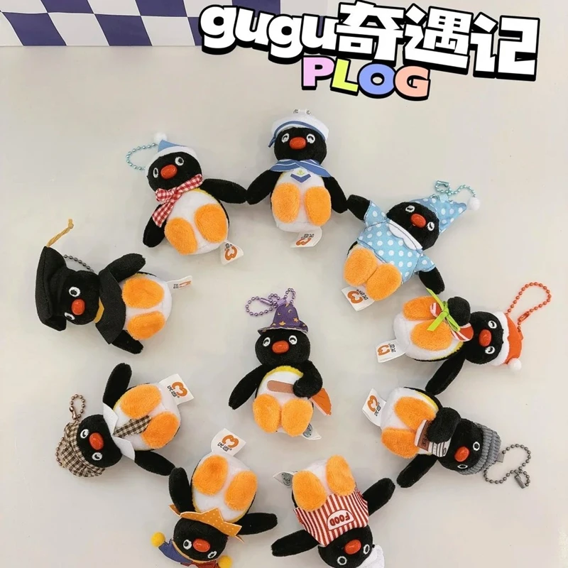 

Genuine Pingu Gugu Adventure Series Blind Box Retro Style Pingu Anime Figure Streetwear Style Pingu Mystery Box Model Ornament