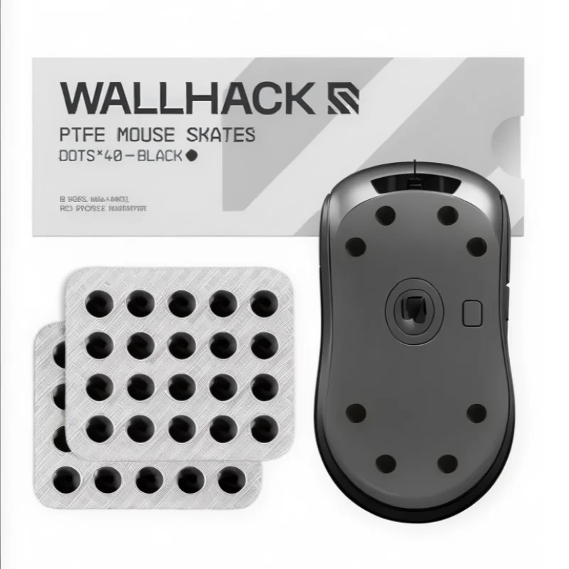 Wallhack Mouse Skates Feet Ptfe Upe Speed & Durable Mouse Feet For Cloth Pad & Glass Mouse Pad Replacement Mouse Foot Stickers