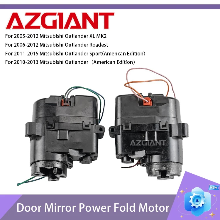 

AZGIANT Car Rearview Mirror Fold Motor Assembly For Mitsubishi Outlander XL Roadest Sport Left/Right Side Car Mirror Accessories