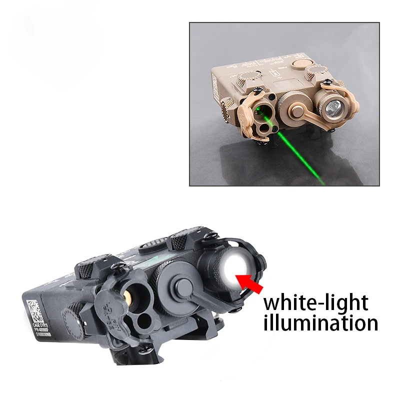 Tactical DBAL A2 Laser Pointer Red Blue Green Dot Sight Laser No IR Tacitcal Strobe Hunting Weapon Light Fir 20mm Rail Wiht Pres