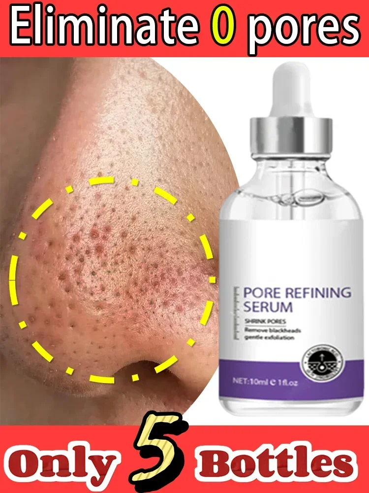 Facial Pore Shrinking Serum Fine Pores Firming Skin Increasing Moisturizing Brightening Essence