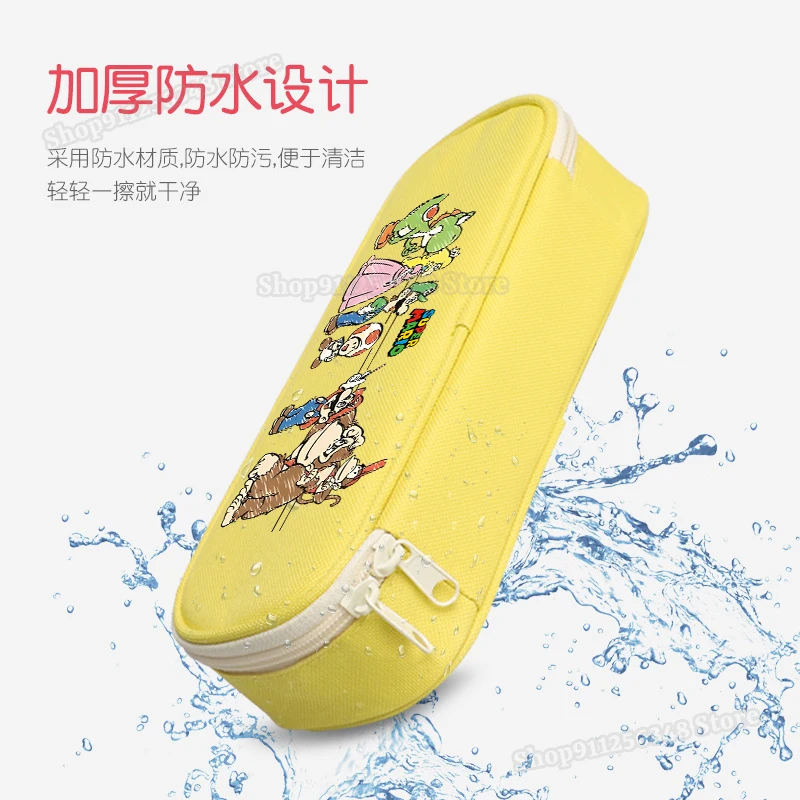 سوبر ماريو الكرتون الشكل طباعة pencelcase الاطفال العودة إلى المدرسة pencelbag ماريوس بروس القرطاسية الملحقات القلم كيس التخزين