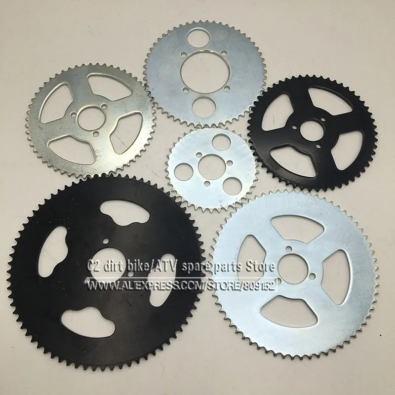 35T 38T 44T 54T 64T 74T T8F 35MM Tylna zębatka Mini Moto ATV Quad Dirt Pit Pocket Bike Cross 47cc 49cc Parts