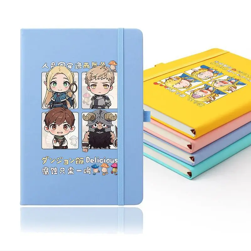 Delicious in Dungeon Merchandise Marcille Laios Senshi Chilchuck Japanese Anime Notebook Student School Supplies Sketchbook Gift