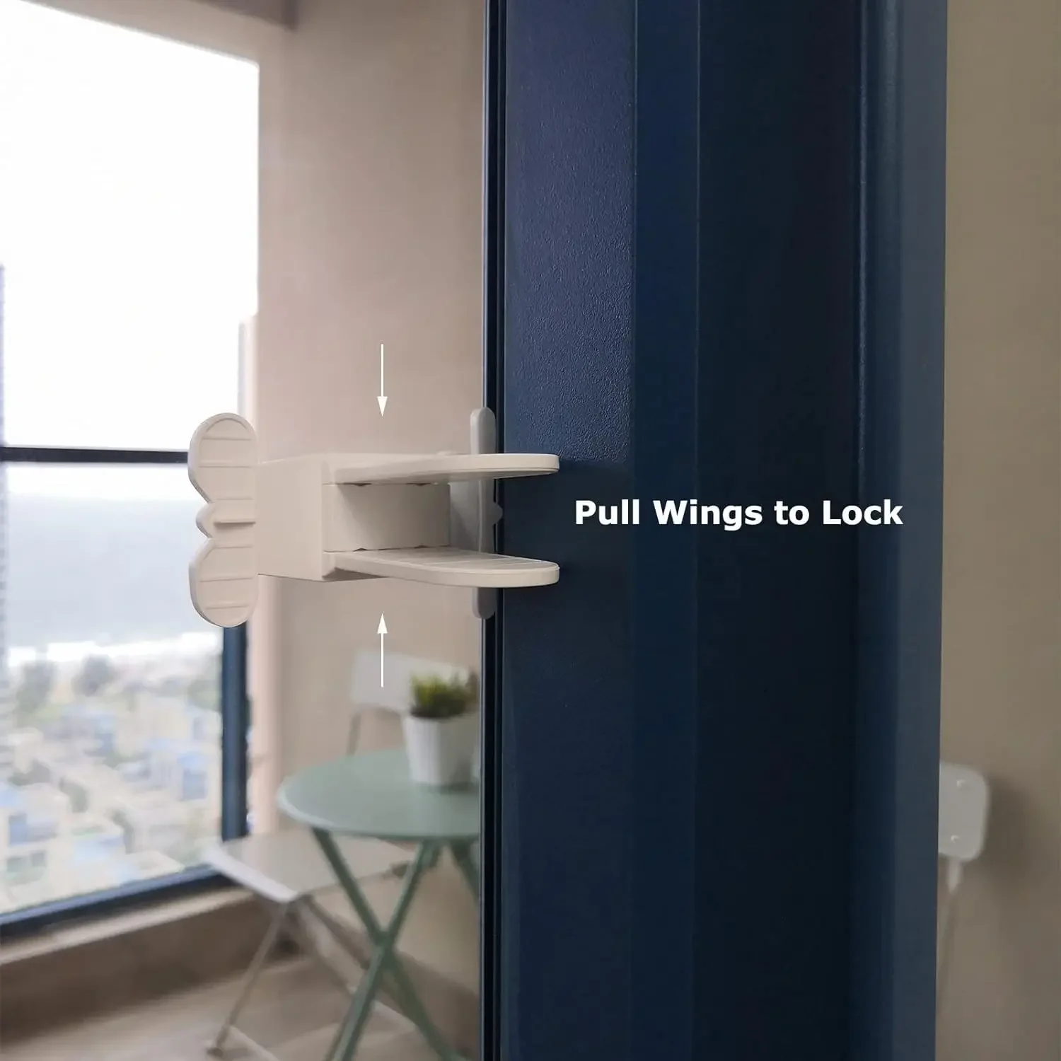 

Замок-ограничитель для окон и раздвижных дверей vvocci, 1/3 шт., для безопасности детей, защита от открывания, в форме бабочки