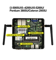 XCY Mini PC Intel Celeron J6412 Quad Cores 2x RS232/485 Dual Ethernet Mini PCIe HDMI VGA Fanless Industrial IPC Windows Linux 5