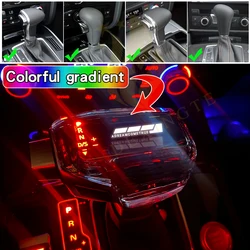 Crystal LED colorful gradient Gear shift knob for Audi A6 C6 C7 A4 B8 A5 B8 Q5 Q7 4L S5 car Accessories Gear Rod Gearbox Handle