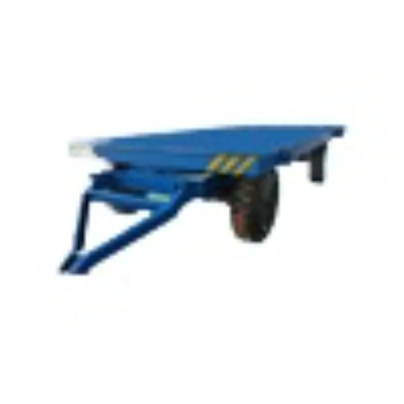 Mechanical Portable Combined Transport Handling Tools Four Wheel Traction Flatbed Trailer