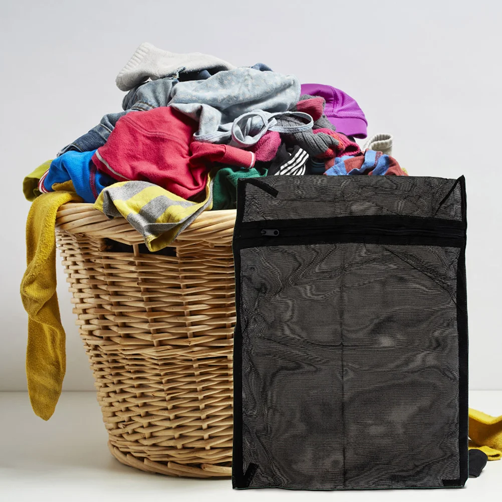 

8 Pcs Black Laundry Bag Organizer Delicate Wash Bags Thing Undergarment Polyester Bra Travel