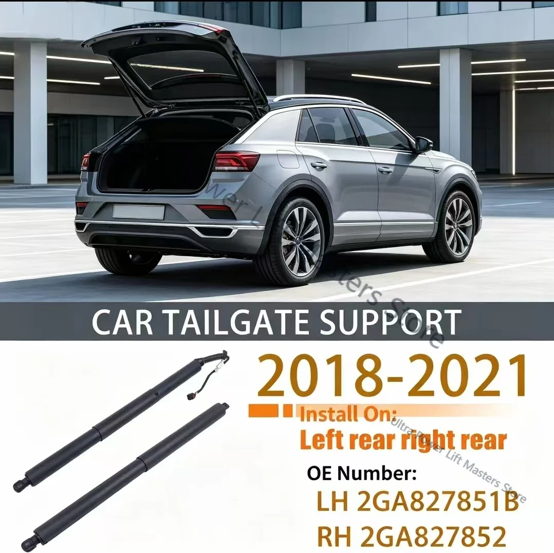 For 2018-2020 2021 A1 Volkswagen T-ROC Tailgate Support Rod Rear Tailgate Strut Electric Support Struts 2GA827851B 2GA827852