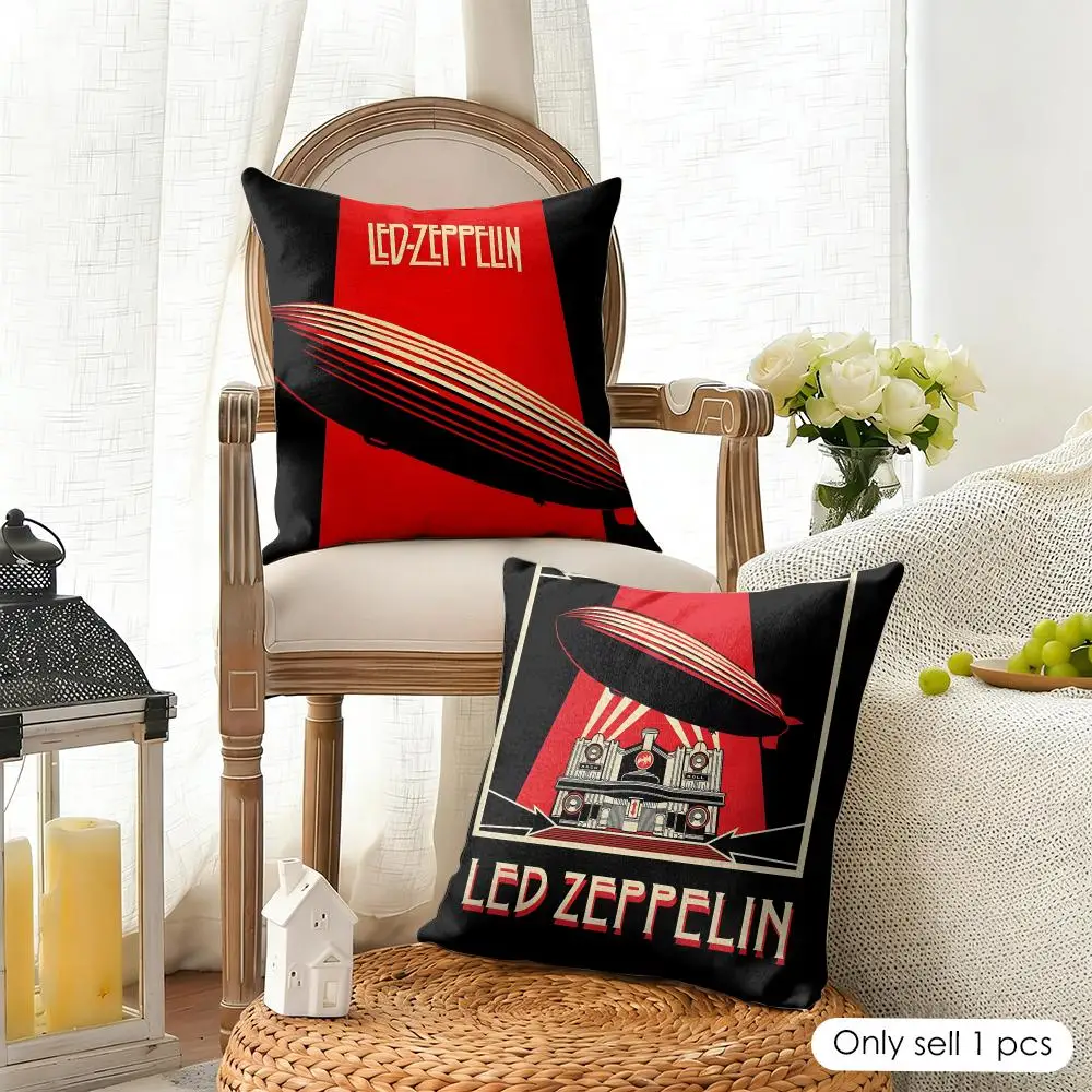 Band Epic L-Led Z-Zeppelin Cushion Cover Linen Square Pillow Case Naturally Durable Hypoallergenic Gentle On Sensitive Skin