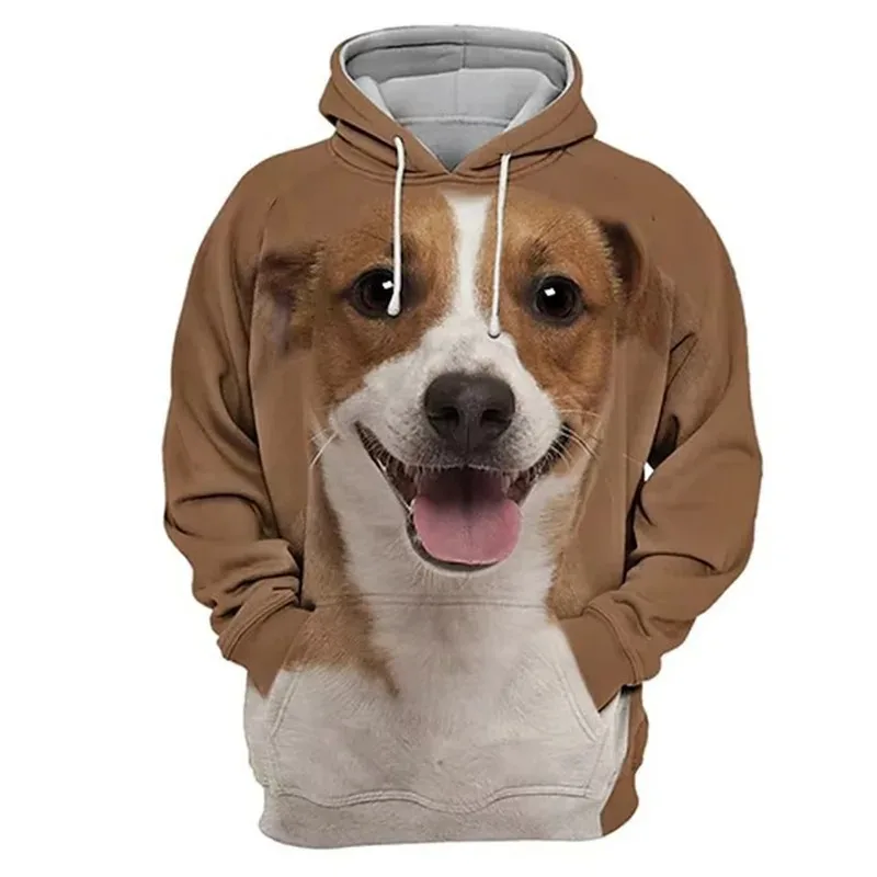 3D Full Printed Pet Hoodie Funny Dog Hoodies Harajuku Fashion Men Women Adult Children's Cute Dog Pattern y2k Tops European Size