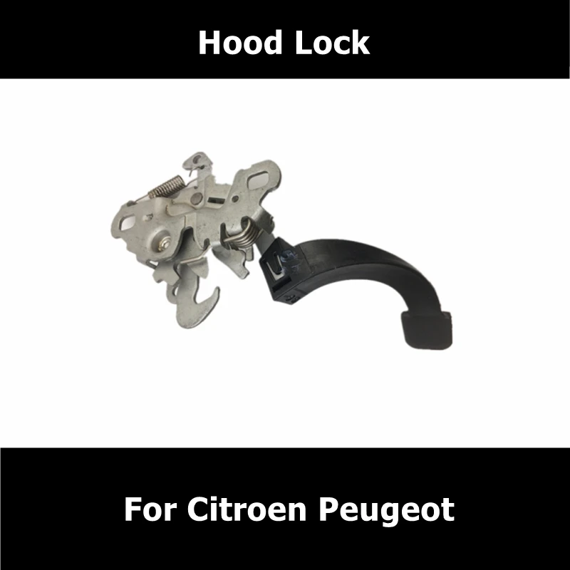 

9677057180 9677850980 9675251380 Car Accessories Hood Lock For Citroen C-Elysee 2012 Peugeot 301 308 408 Lock Capot