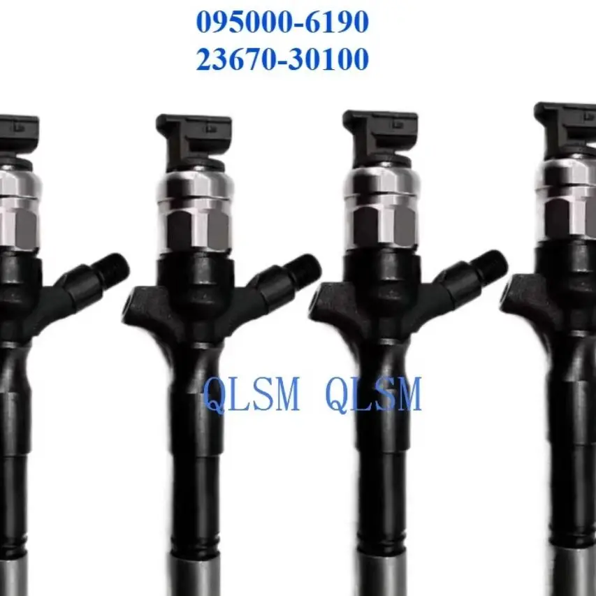 

4-Piece diesel fuel injectors 095000-6190 23670-30100 for T/OYOTA H/ILUX engines -