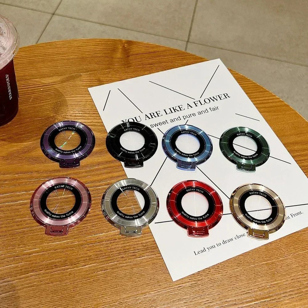 Magnetic Ring Holder Removable Magnet Grip Kickstand Shell Accessories  For iPhone 16 15 14 Huawei Xiaomi 14 Cell Phone Bracket