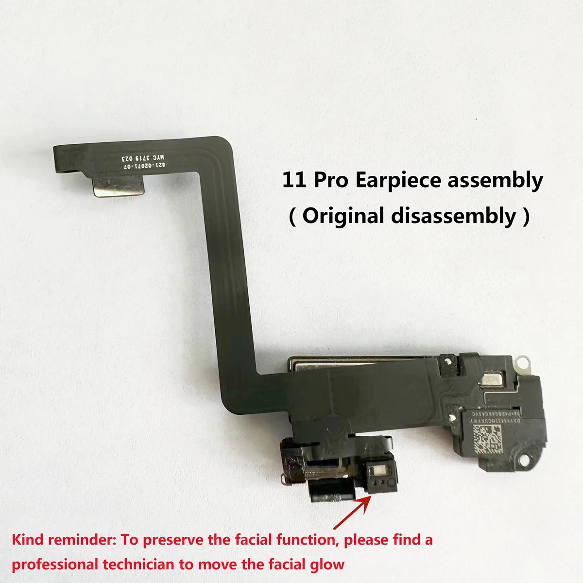 Earpiece Ear Speaker Tested Disassembly For iPhone 11 12 Mini X XR XS Pro Max Proximity Light Sensor Microphone Flex Cable