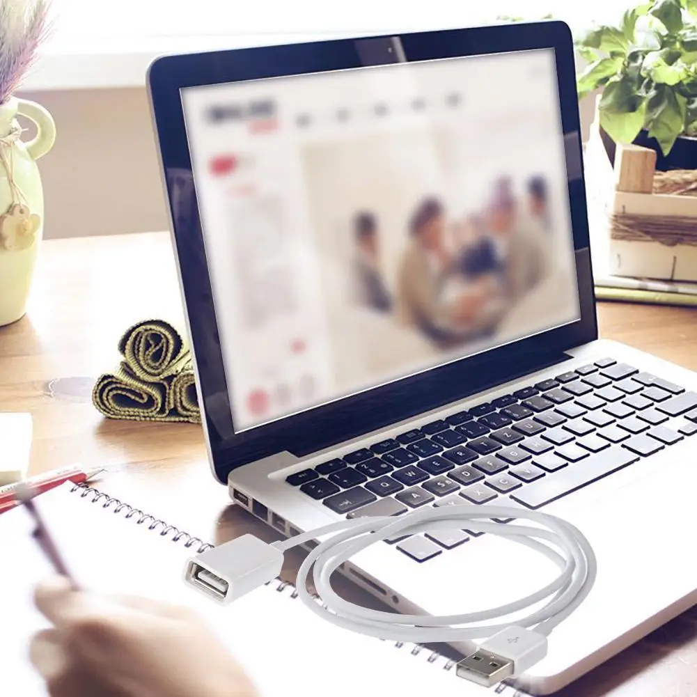 1 m langes USB-Verlängerungskabel, männlich und weiblich, A-Stecker auf eine Buchse, Verlängerungskabel, Datenladekabel, USB-Datenkabel