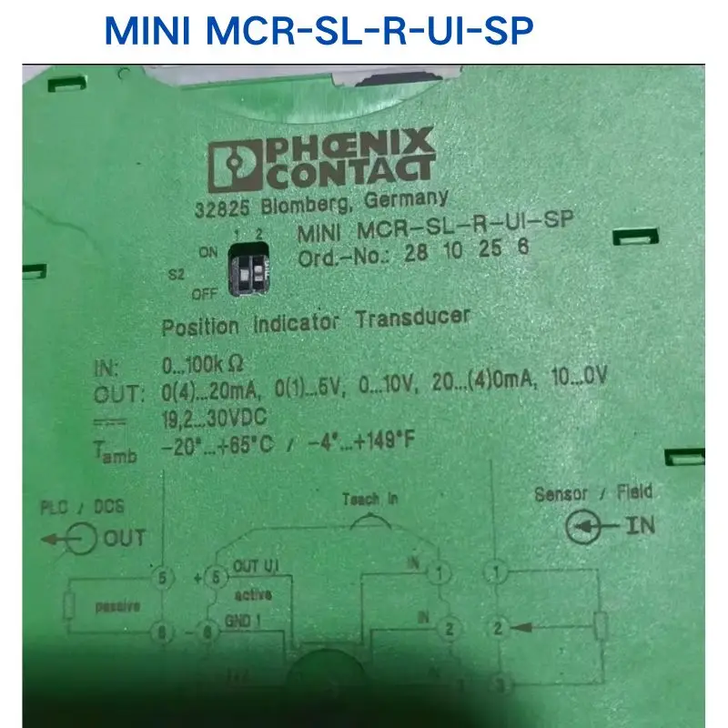 95% nuovo isolatore PHOENIX MINI MCR-SL-R-UI-SP 2810258