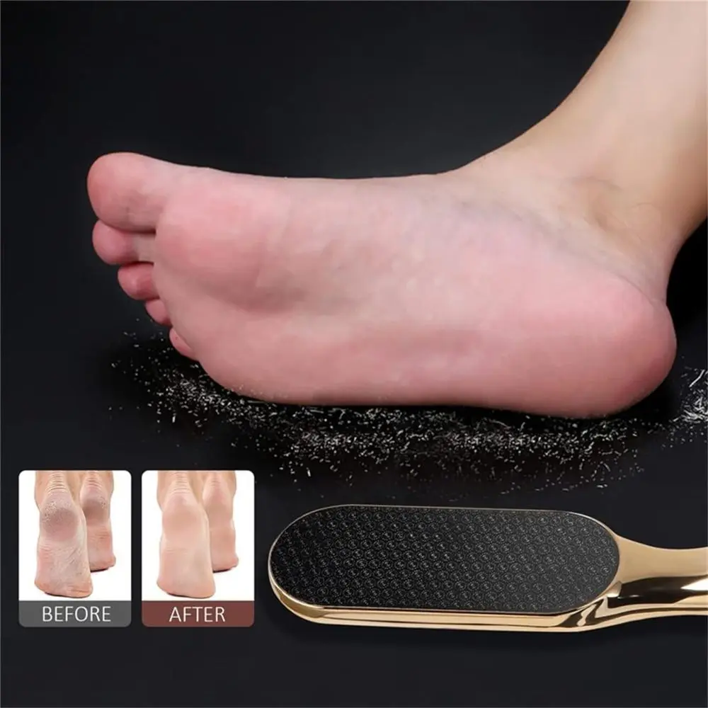 

Nano Glass Veinsgrain Foot File Non-Slip Remove Hard Foot Sander Ergonomic Handle Smooth Feet Dead Skin Foot Scrubber