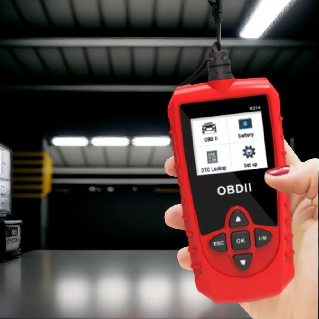 

Универсальный автомобильный сканер OBDII V314 для чтения автомобильных диагностических кодов и встроенного дефектоскопа