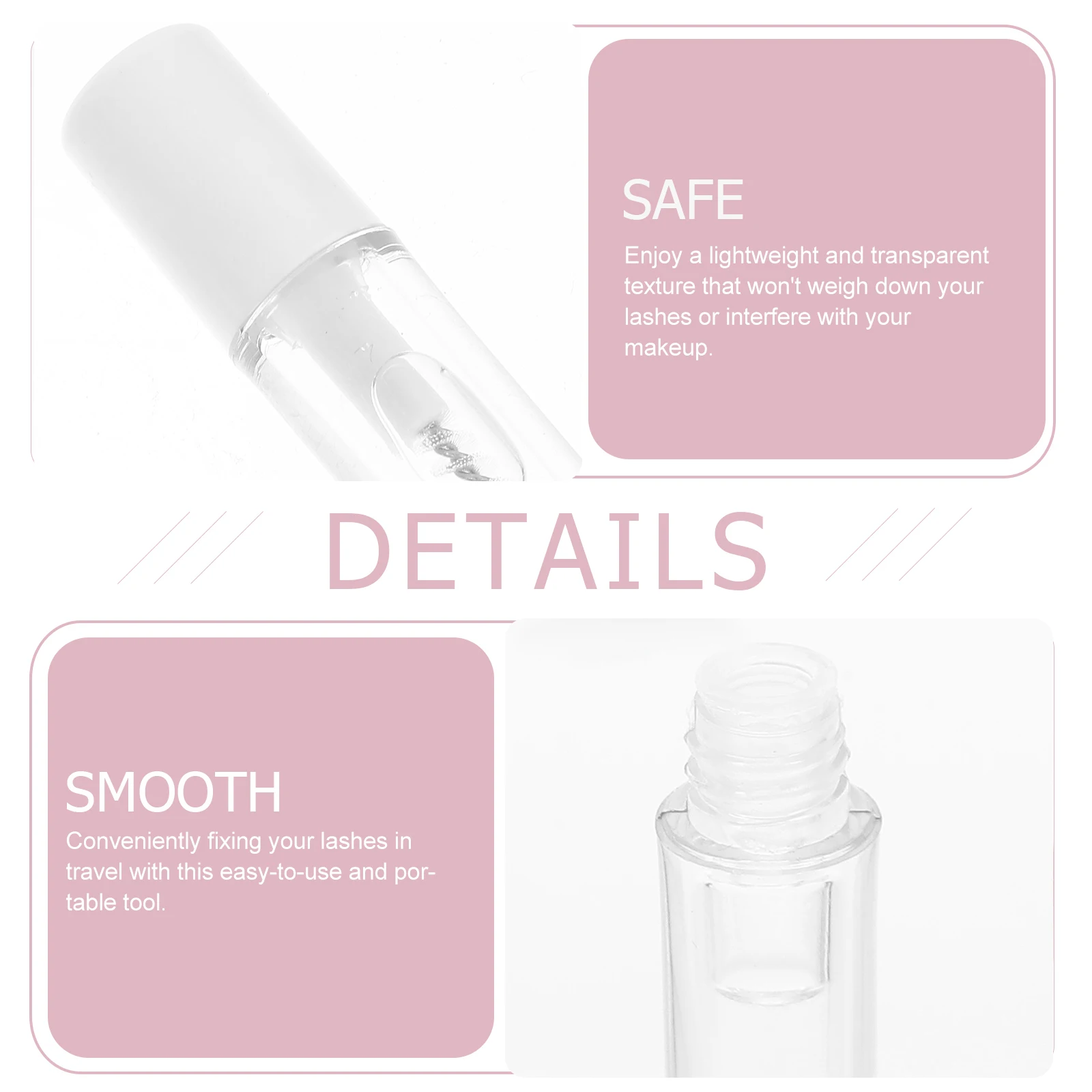 4 pezzi di gel per sopracciglia trasparente, formula leggera resistente al sudore, per lo styling delle sopracciglia a lunga tenuta, per il trucco