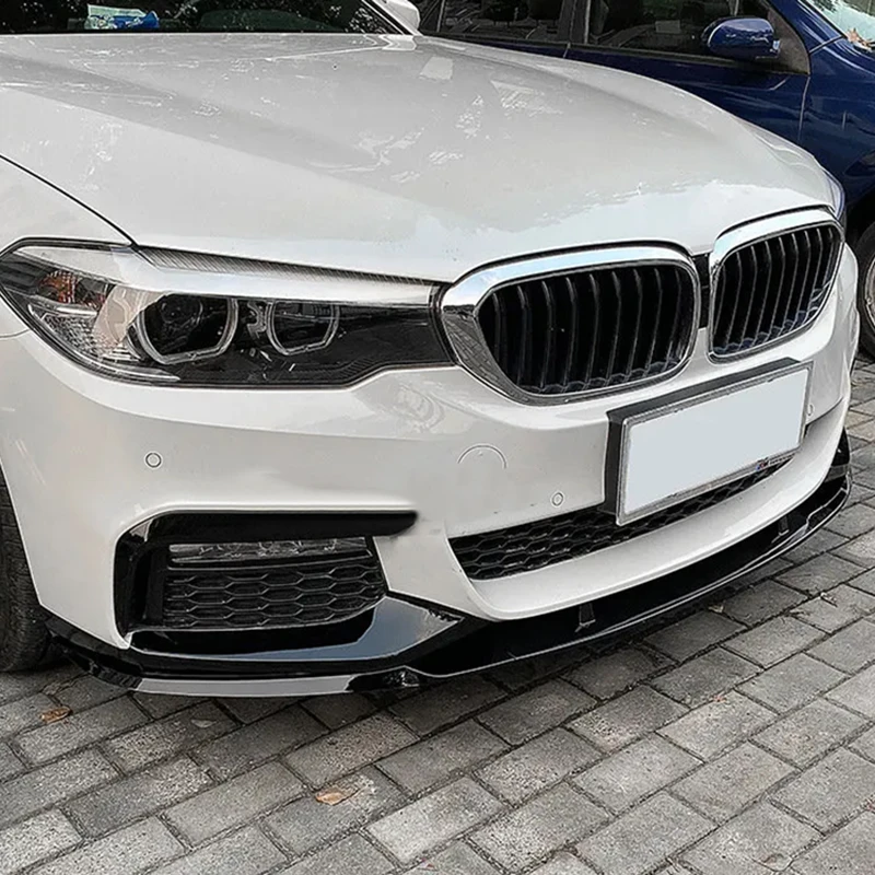 Car Front Bumper Spoiler Lip Fit For BMW 5 Series G30 G31 520i 530i 540i M-Sport 2017-2020 Car Splitter Diffuser Car Accessories