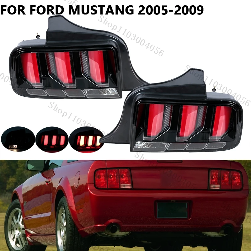 Rear Light Assembly Brake Light For Ford Mustang 2005 2006 2007 2008 2009 LED Indicator Light Warning Tail Lamp Accessories