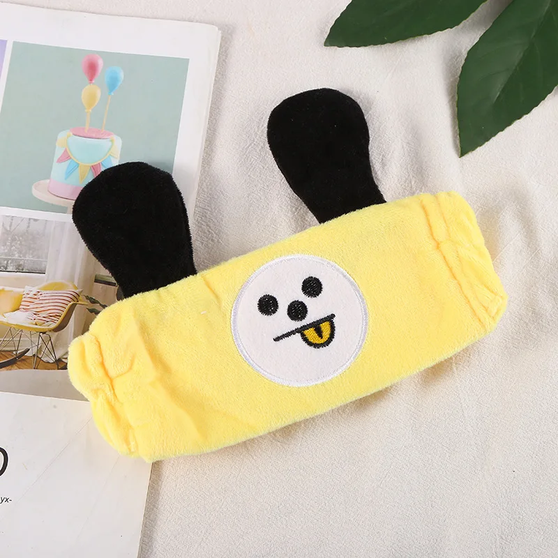 Kawaii BT21ed New Ear Band Anime Cute Cartoon Creative Hair Band Fashion Hair Accessories Headdress Birthday Gift