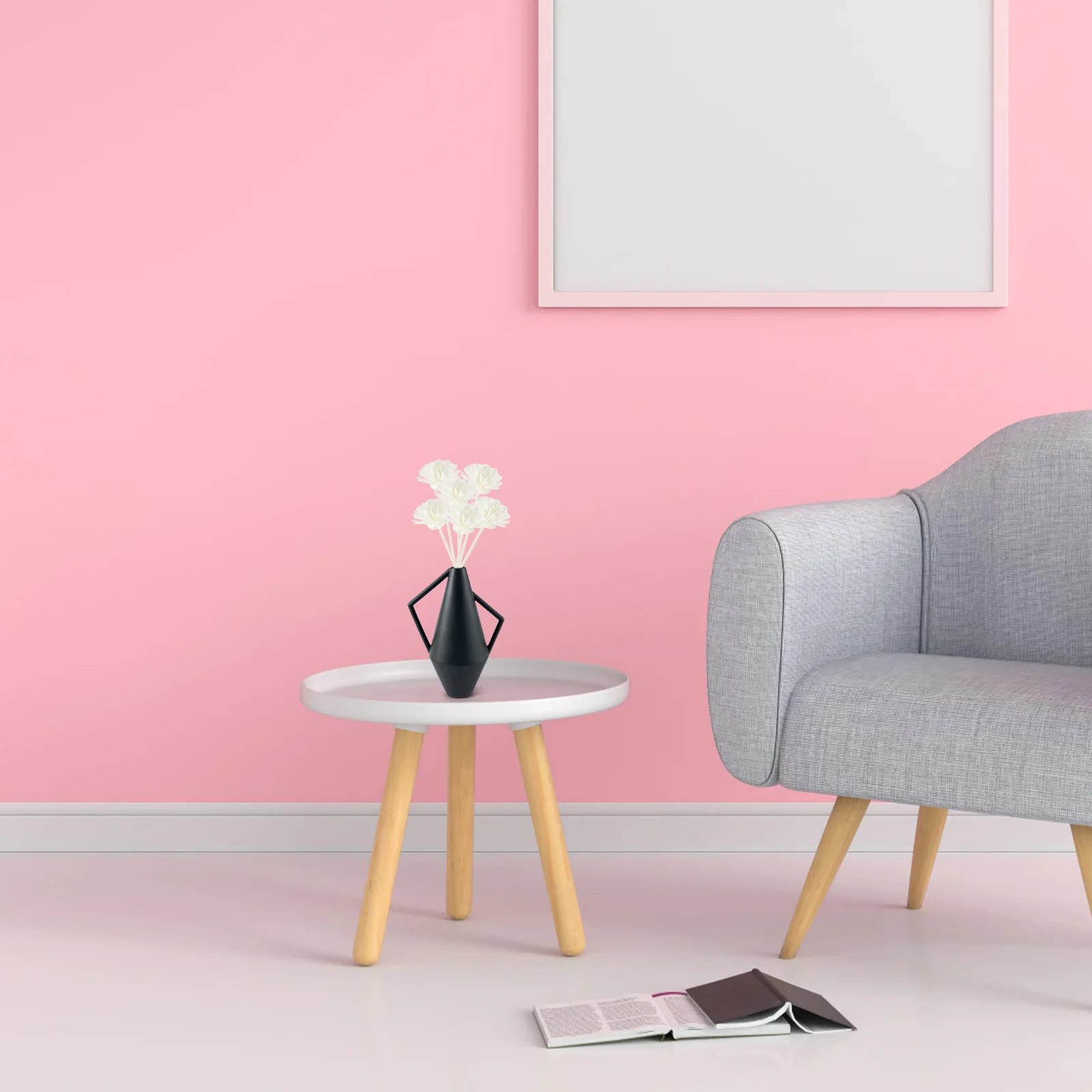 

12Pcs Simulated Flower Aroma Diffuser Sticks Set White Decorative Refill Sticks for Essential Oil Fragrance Refresh Aromatherapy