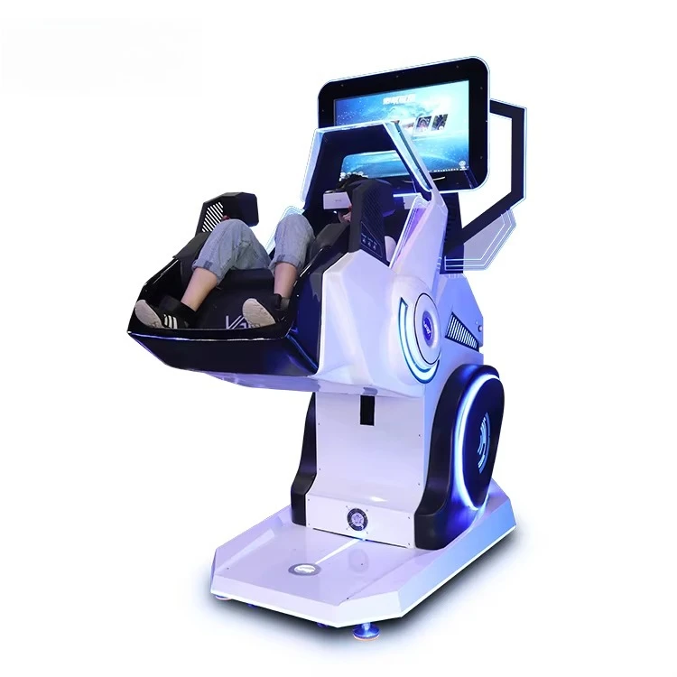 Amusement Park Single Virtual Reality Chair 12D Cinema System Flight VR 720 Simulator