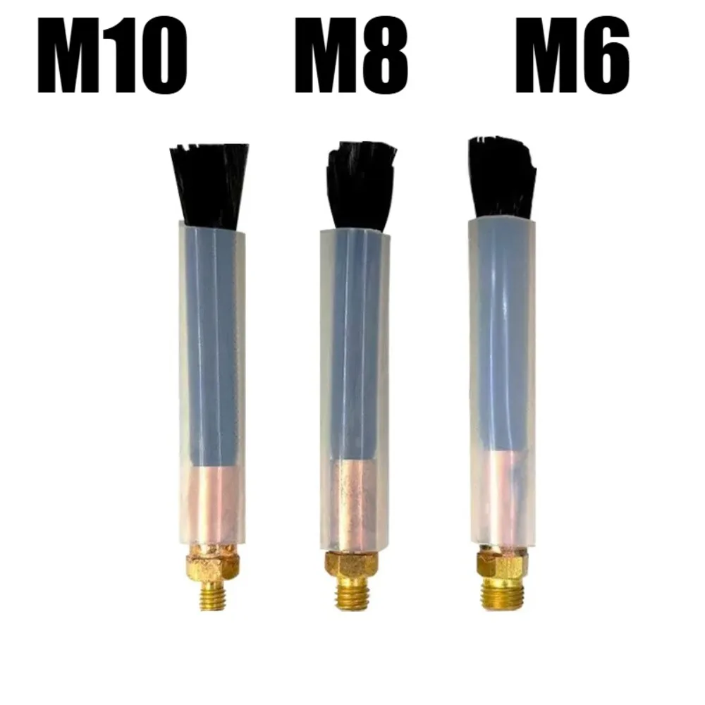 M10 M8 M6  Weld Brush Pickling TIG WIG MIG Brush Cover Cleaning Weld Brush Carbon Fiber Brush Weldseam Bead Joint Cleaning