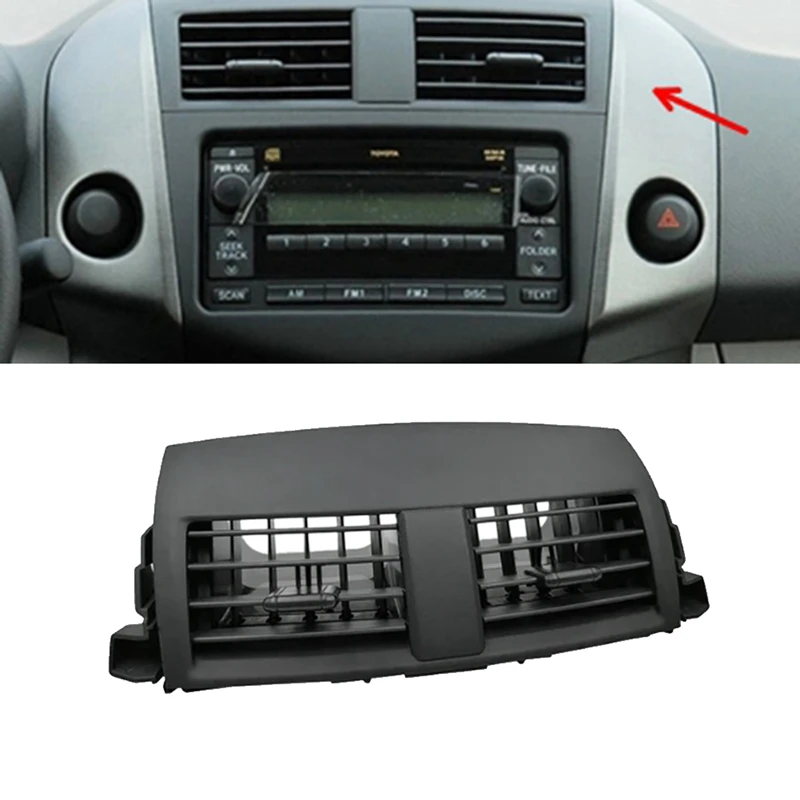 Car Center Dash Panel Trim A/C Air Outlet Grilles Assy For Toyota RAV4 2008-2012 Car Replacement Accessories