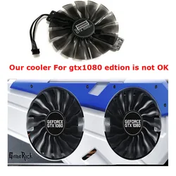 GPU VGA Cooler,Video Card Fan,Ventilatore per schede grafiche,FD10010H12S,per Palit GTX1080Ti GameRock Premium Edition,GPU VGA ventola,raffreddamento della scheda Video grafica
