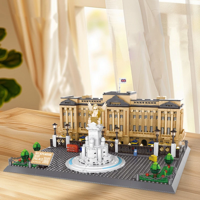 

World Famous Historical Architecture Model Sets Block England London Buckingham Palace Building Brick Toys Collection For Gifts