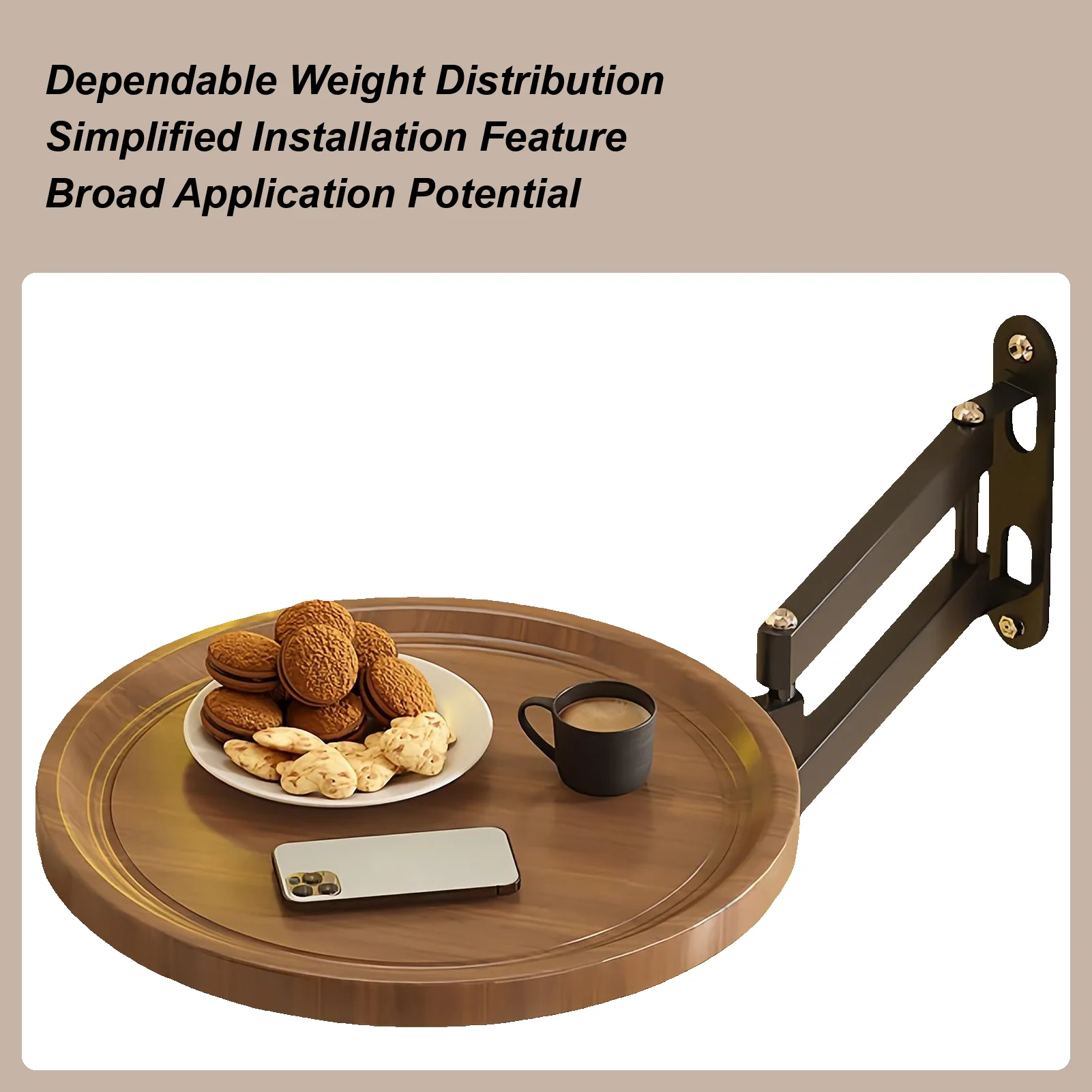 الحائط صينية قابلة للطي الجدول قابل للسحب الحائط صينية أريكة طاولة عائمة للشقة غرفة نوم RV أصحاب أصحاب المنازل #1