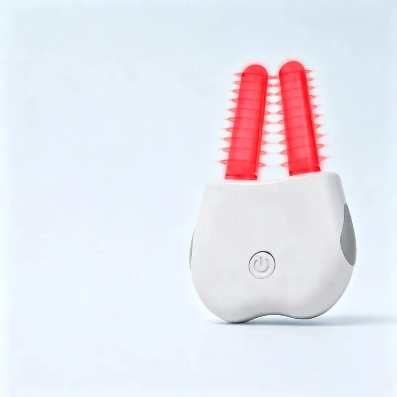 Rechargeable Portable Red Light Nasal Therapy Instrument Painless Nose Care Tool for Sinusitis Relief Travel Home Use