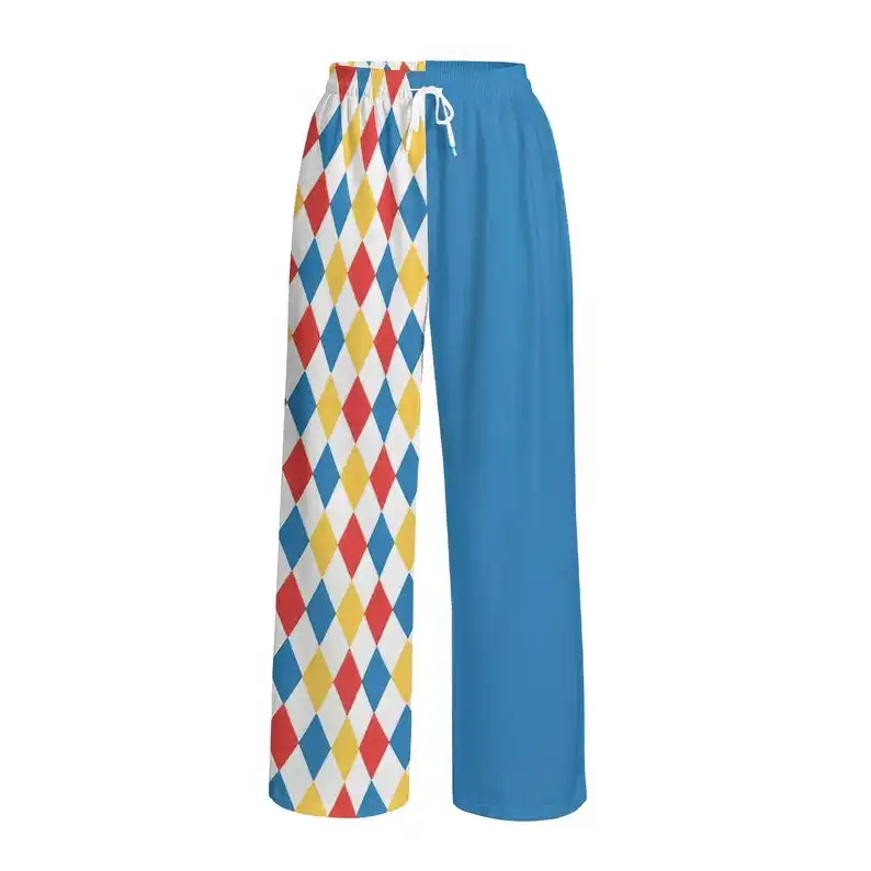 2026 Spring Autumn Personalized Fashionable Y2k Rainbow Pants Trendy Fashion Printed Loose Women Casual Sports Pants