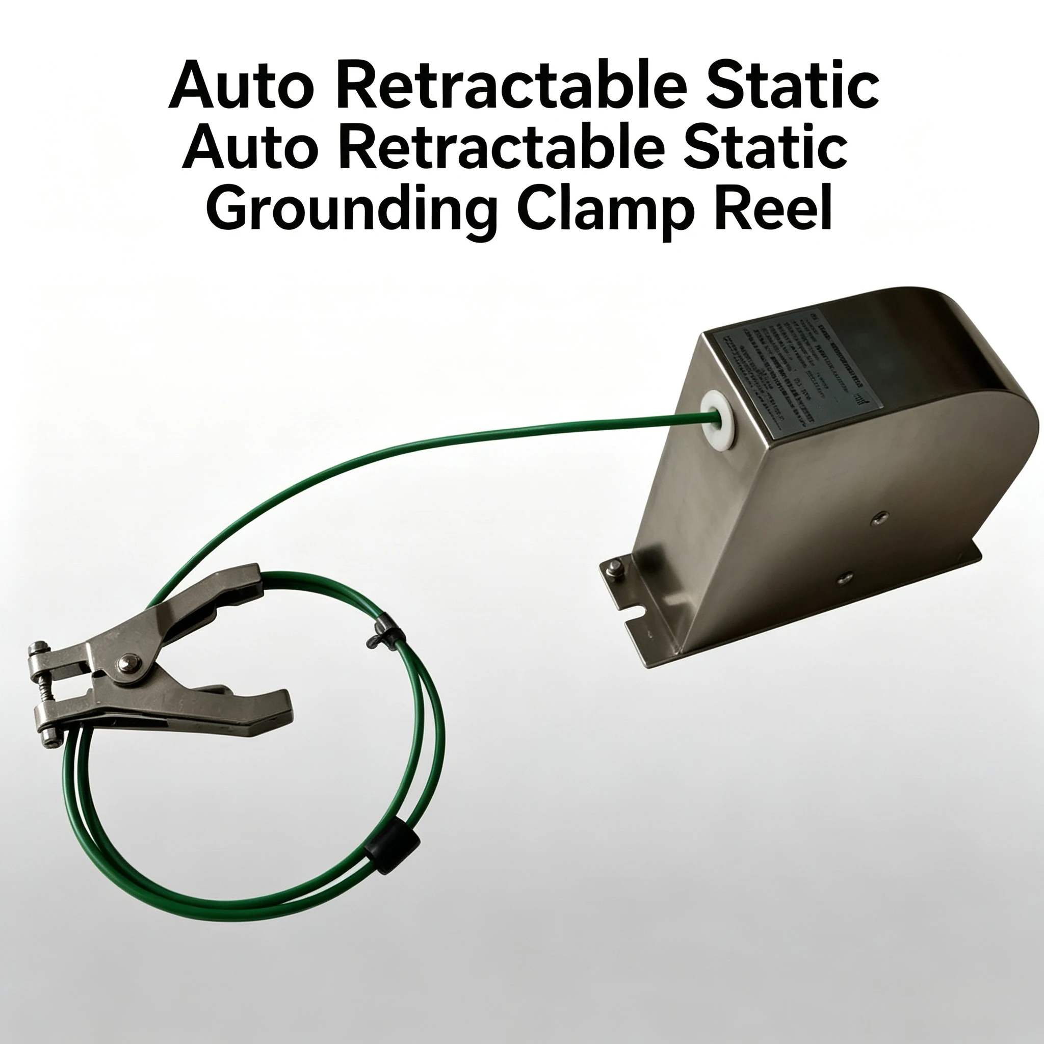 Professional Retractable Static Discharge Grounding Cable Reel Industrial Anti Static Static Electricity Earthing Cable