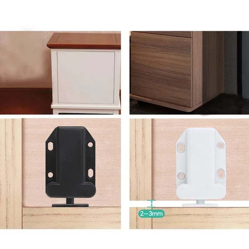 4 * Duw Om Te Openen Vang Deur Klink Keukenkast Touch Release Lade Kast Home Lock Vergrendelt Bouten Tool Hardware Nieuw