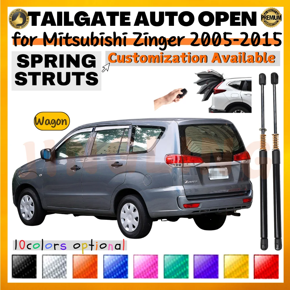 

Qty(2) Trunk Struts with Spring for Mitsubishi Zinger Wagon 2005-2015 Rear Tailgate Boot Lift Supports Shock Absorbers Dampers