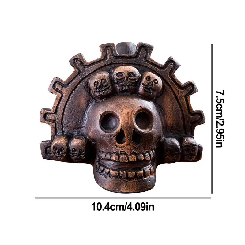 Aztec Whistle Of Death Skull Design Aztec War Whistle Aztec Death Whistle Loudest Whistle Authentic With Unique Sound For Modern images - 6