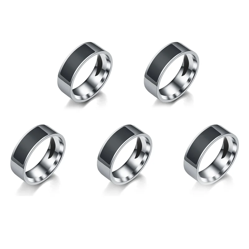 

N01R-5X NFC Smart Chip Ring Этикетка для мобильного телефона Смарт-кольцо Новая технология NFC Носимое умное кольцо B