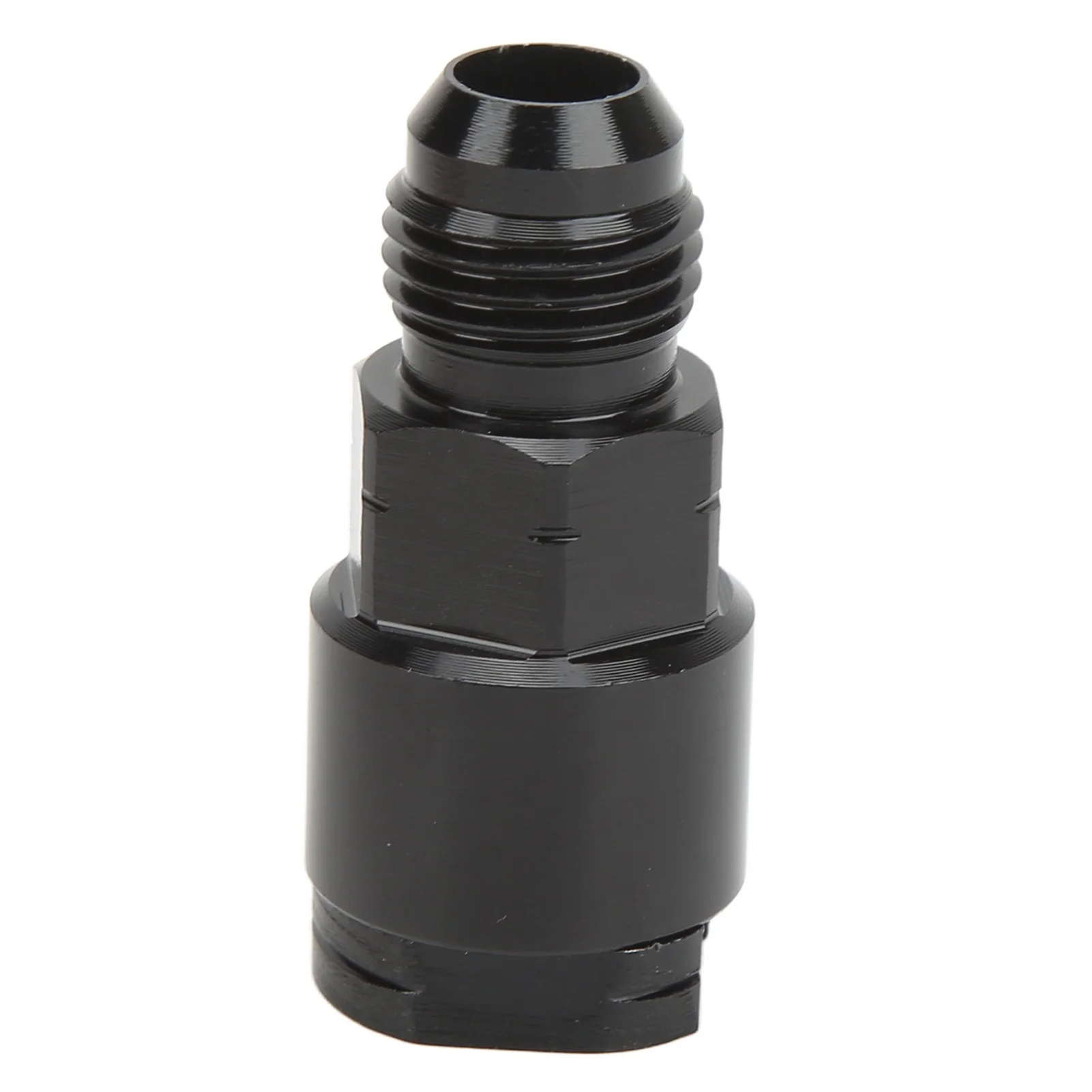 EFI Adapter Quick Disconnect Aluminum Alloy Black Anodized Waterproof AN Male Push On Fuel Line Fitting
