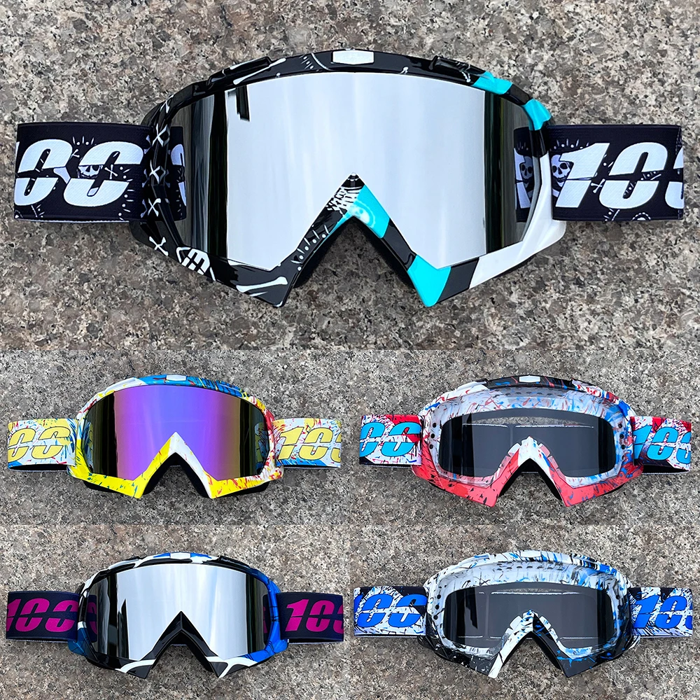 

High Quanlity Motocross Goggles Windproof Sandproof Cycling Motorcycle Glasses HD Lenses UV400 Protection Moto Glasses For Men