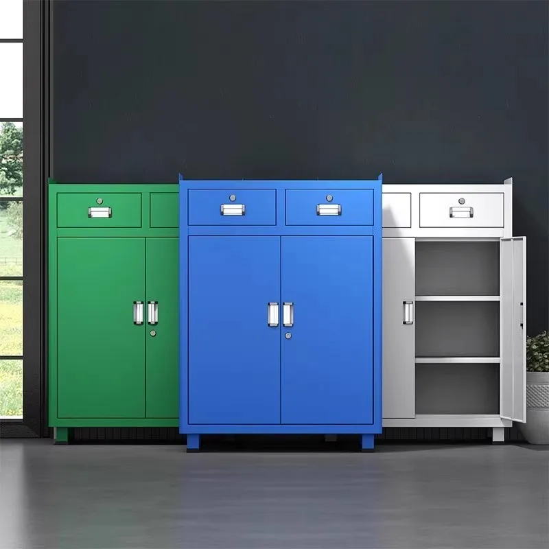 Thickened Heavy Tool Cabinet Workshop Auto Repair Hardware Iron Cabinet Storage Storage Multifunctional Parts Cabinet
